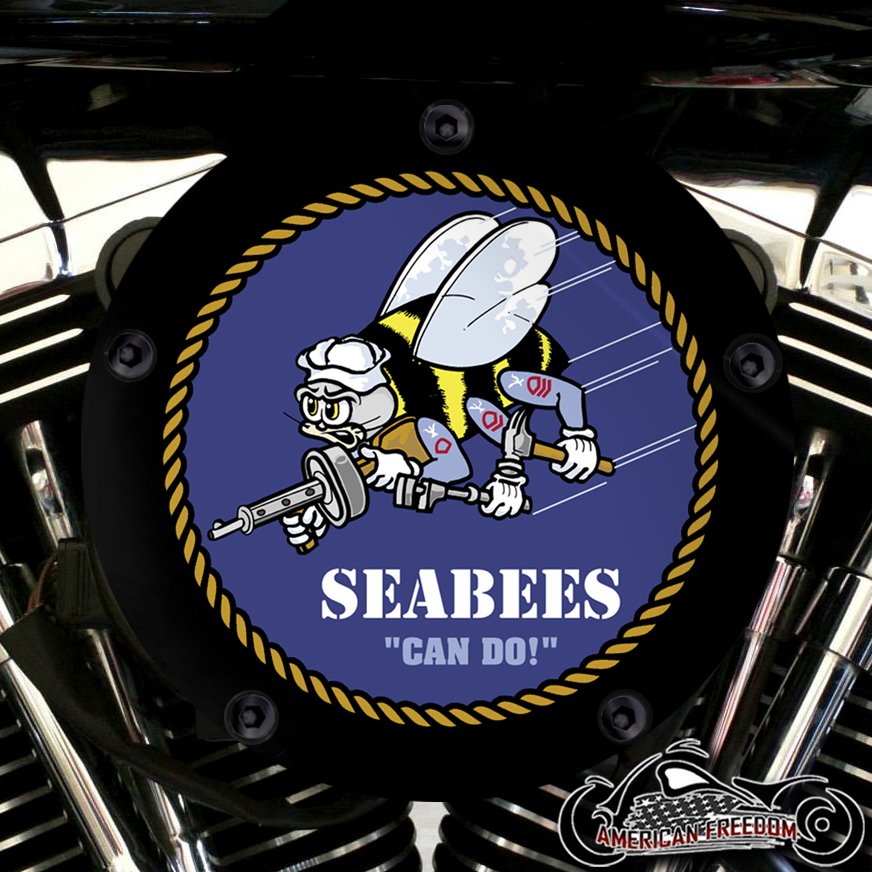 Harley Davidson High Flow Air Cleaner Cover - Sea Bees